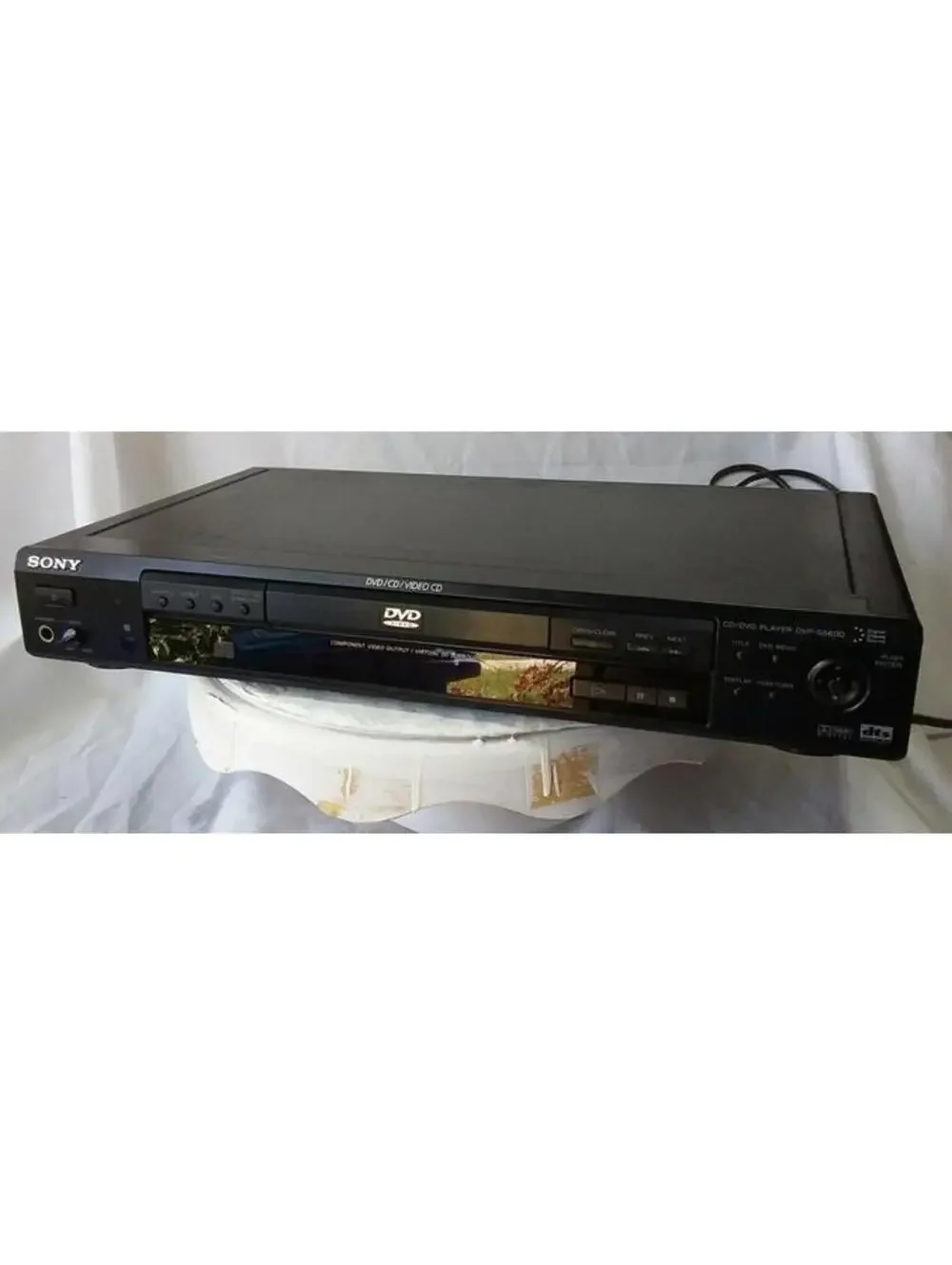 Sony DVP-S560D DVD CD Player Multi-Format Disc Black Fully Tested Working